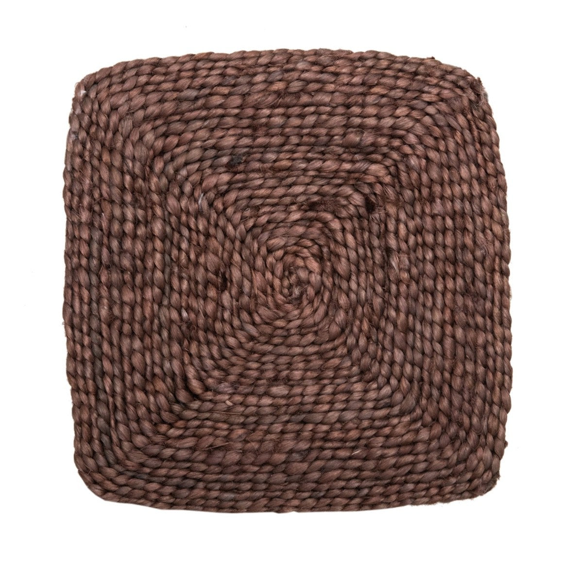 Tapis de jute marron foncé