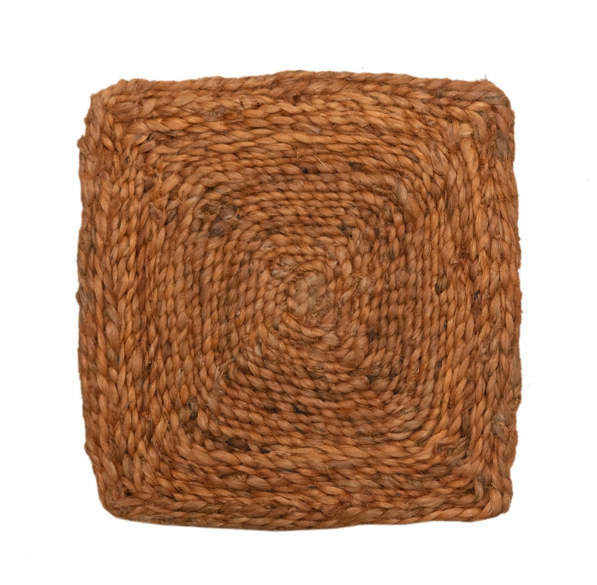 Tapis en jute moutarde