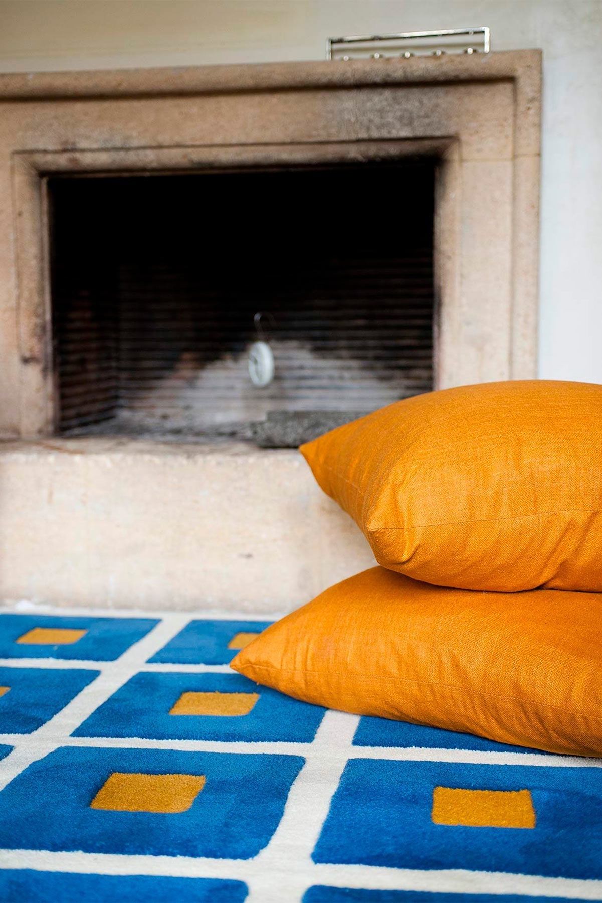 Alfombra DAMAS AZUL - Kilombo Rugs