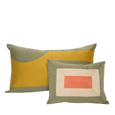 Bee Mustard&Marroon 40X70