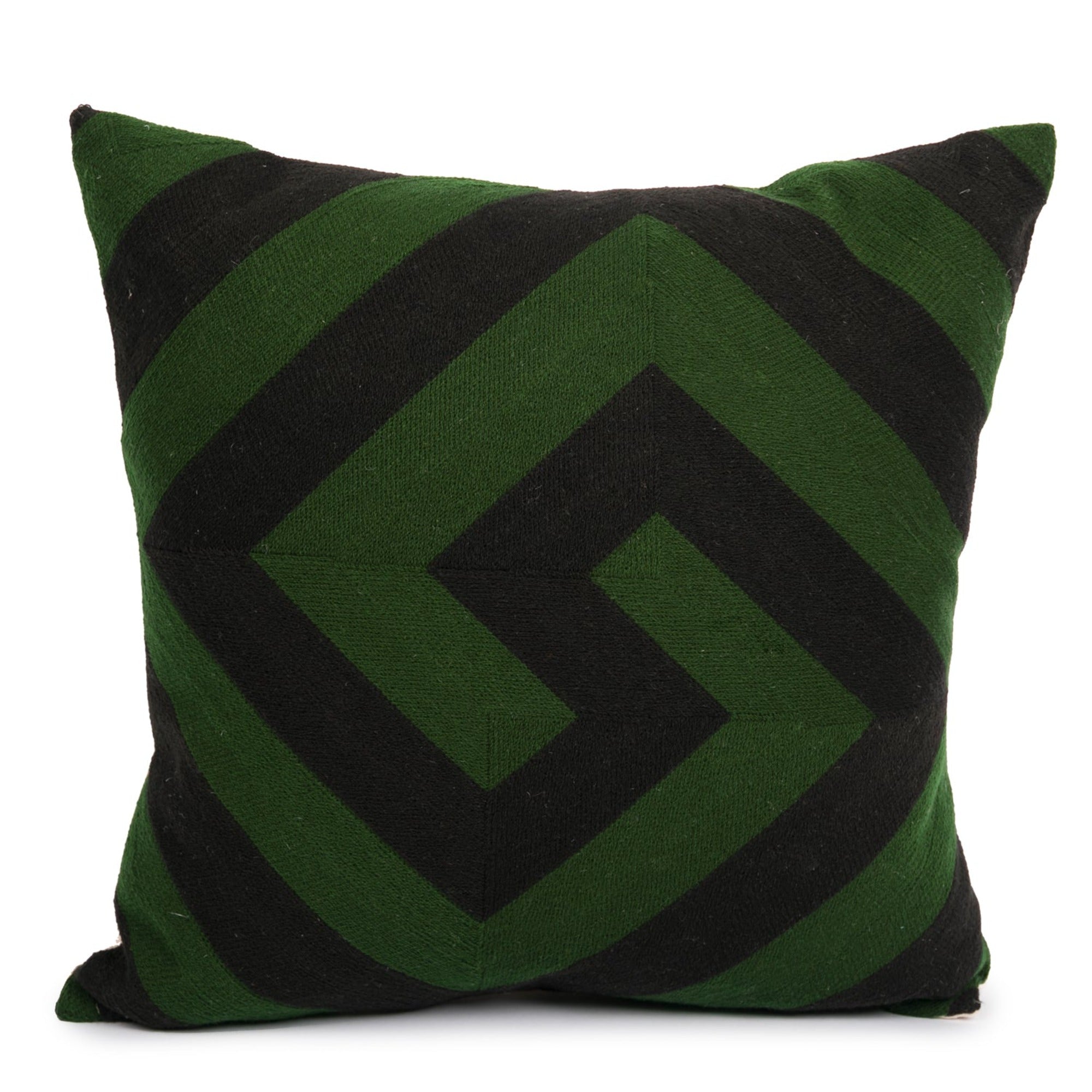 RECH NEGRO Y VERDE CAZA 40X40