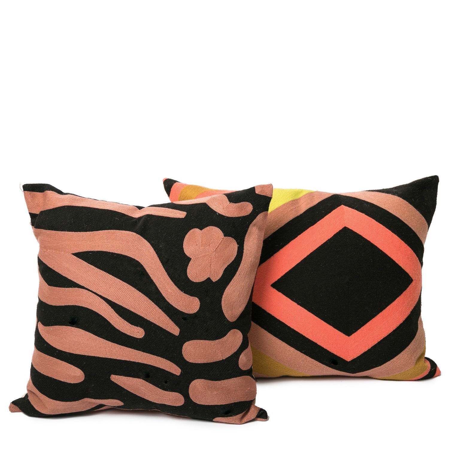 SAUVAGE NEGRO Y TERRACOTA 40X40